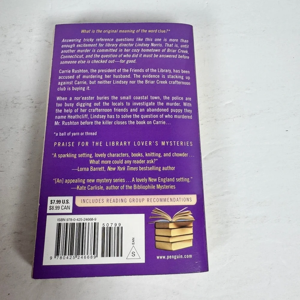Due or Die Jenn McKinlay 2012‎ First Printing Library Lover's Mystery Berkley